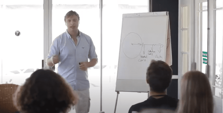 Events/Retreats - Shaldon Fitzgerald speaking to an awakening class.